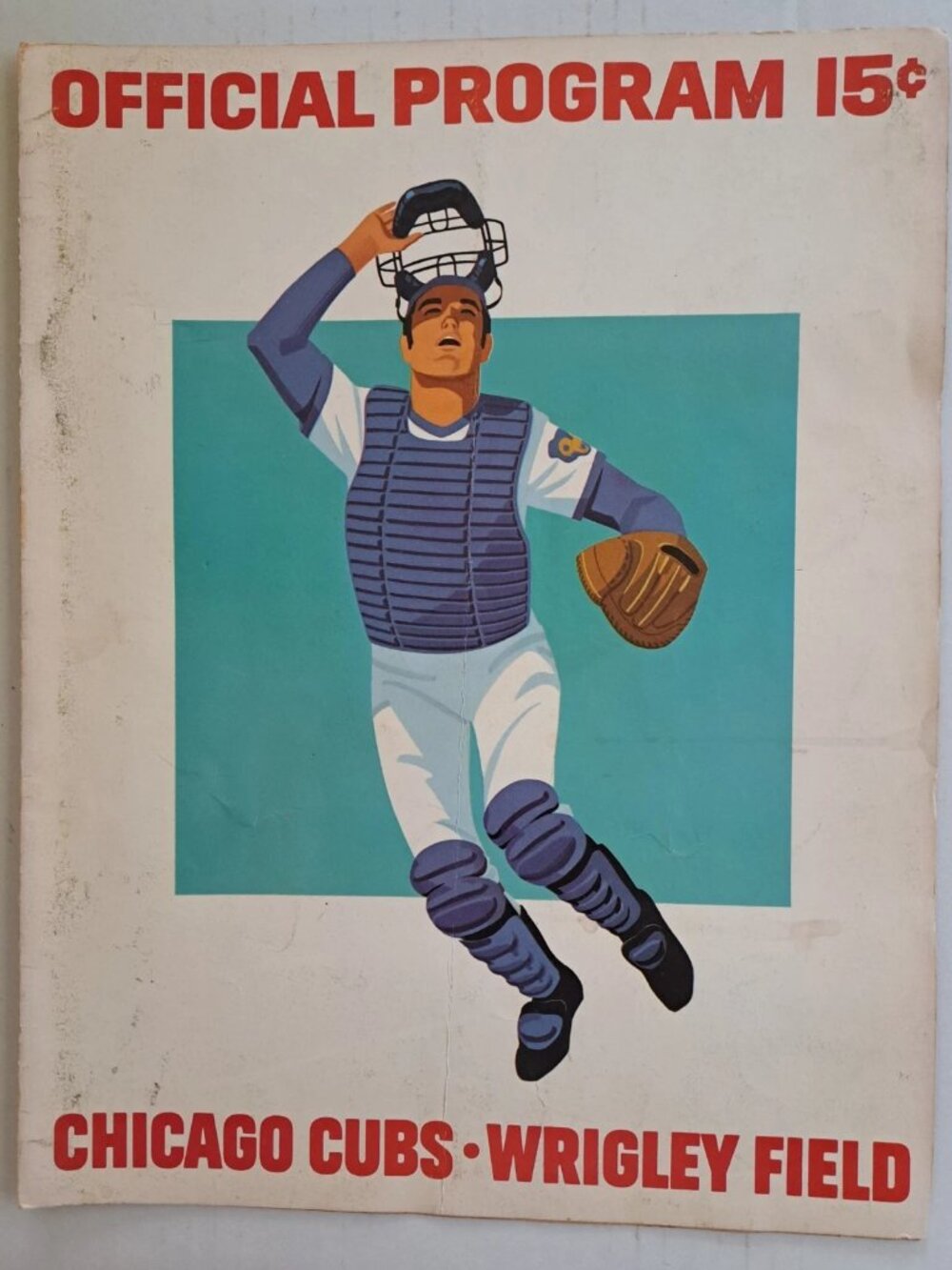 1973 Chicago Cubs vs. Houston Astros Scored Official Program 8/10/73